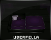 Purple Zebra Chaise R