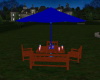 (K) parasol with seating