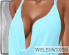 WV: Bardot Top Blue