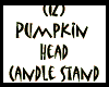 (IZ) Pumpkin Head Candle