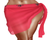 Red Beach Skirt