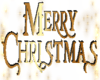 GOLD MERRY CHRISTMAS