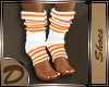 (D)Striped Org Socks