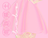 💛 pink skirt