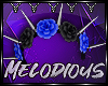 M♪DarkBlue Goth Tiara
