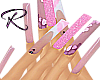 $| Pink Lip Nails