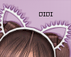 !!D Spike Cat Ears Lilac