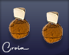 C | Brown Gold Earring