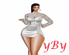 yBy White Lace Dress