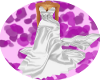 White Silk Wedding Dress