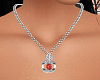 Silver Necklaces(Red)