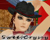 BlackDenim Cowgirl Hat 2