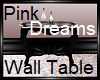 Pink Dreams Wall Table