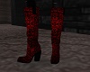 Red Leopard Boots