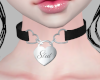 Heart  Collar-Black