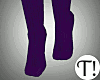 T! Cosy Purple LongSocks