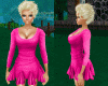 G* Pink Ruffled Dress