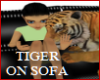 ANIMATED TIGER W/SOFA