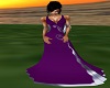 purple n silver dress