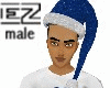 Sparkle santa hat BLUE