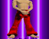 red fire pants animated