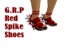 G.R.P Red Spike shoes