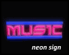 Music-Neon sign v2