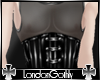 LG. corset tank black