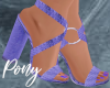 Violet Weave Heels