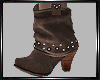 (E) CowGirl Boots Brown