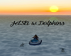 JetSki with dolphins