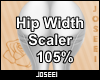 Hip Width Scaler 105%