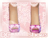 G|Pink Stripe Heels
