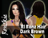 Rl Ronz hair Dark Brown