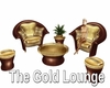 Gold Lounge Chat Set