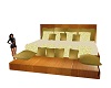 Gold Beige Poseless Bed