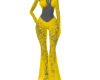 YELLOW LACE ME UP