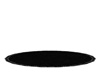 Black Round Rug