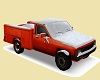 Snowy Truck Red