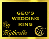GEO'S WEDDING RING