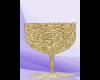 ~Diva~Gold Wine Glass