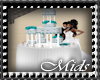 (M) Wedding Cake Teal