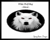 White Wolf Rug ~Ghost~