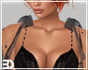 Black Diamond Drape Gown