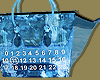 Blue PVC Handbag