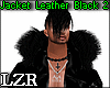 Jacket Leather Black 2v