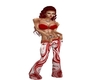 Red Swirl White full fit