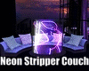 Neon Stripper Couch