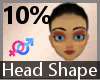 Scale Head Shaper 10% FA