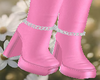 Long Pink Boots